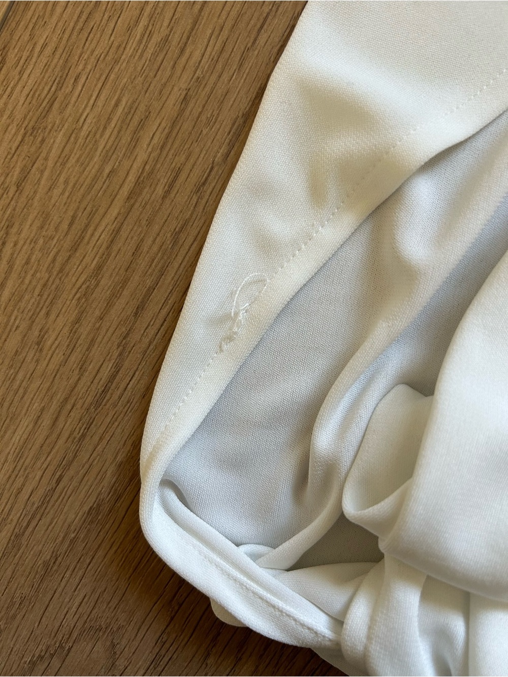 Zara Cream Elastic Cropped Blouse - Picture 4 of 5